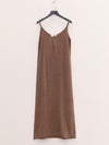 SWAYING 25 Early Autumn Outline Cashmere Suspender Skirt SW-SW25PF2L06C2-KQ Khaki